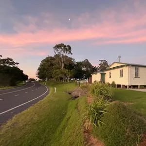 Sunset photo of the hall