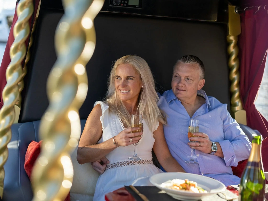 Enjoy a romantic dinner cruise with your partner