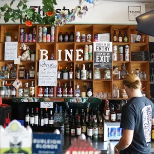 Our bar in all its glory