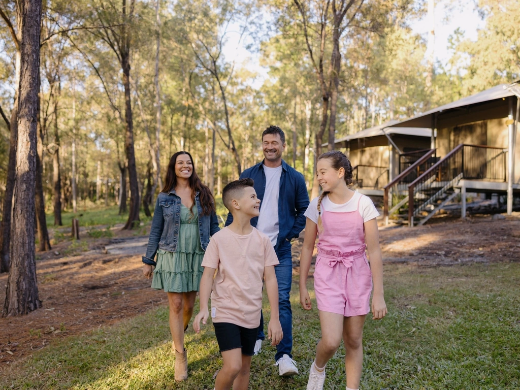 Eco tents at Paradise Country Farmstay