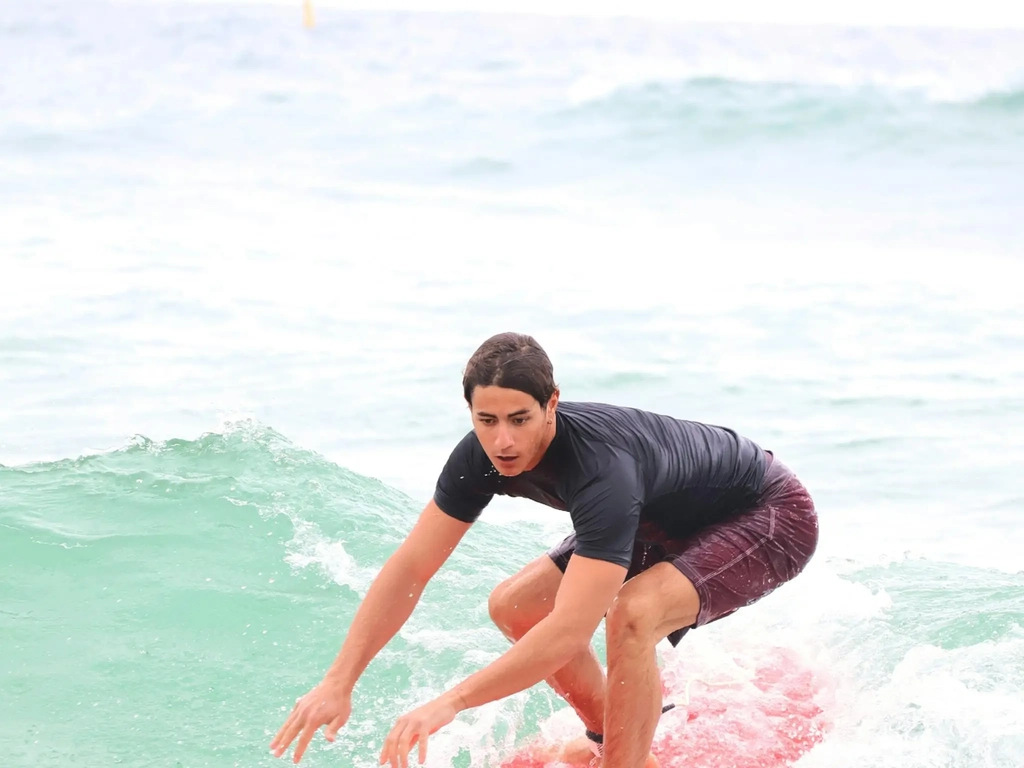 surfing the wave