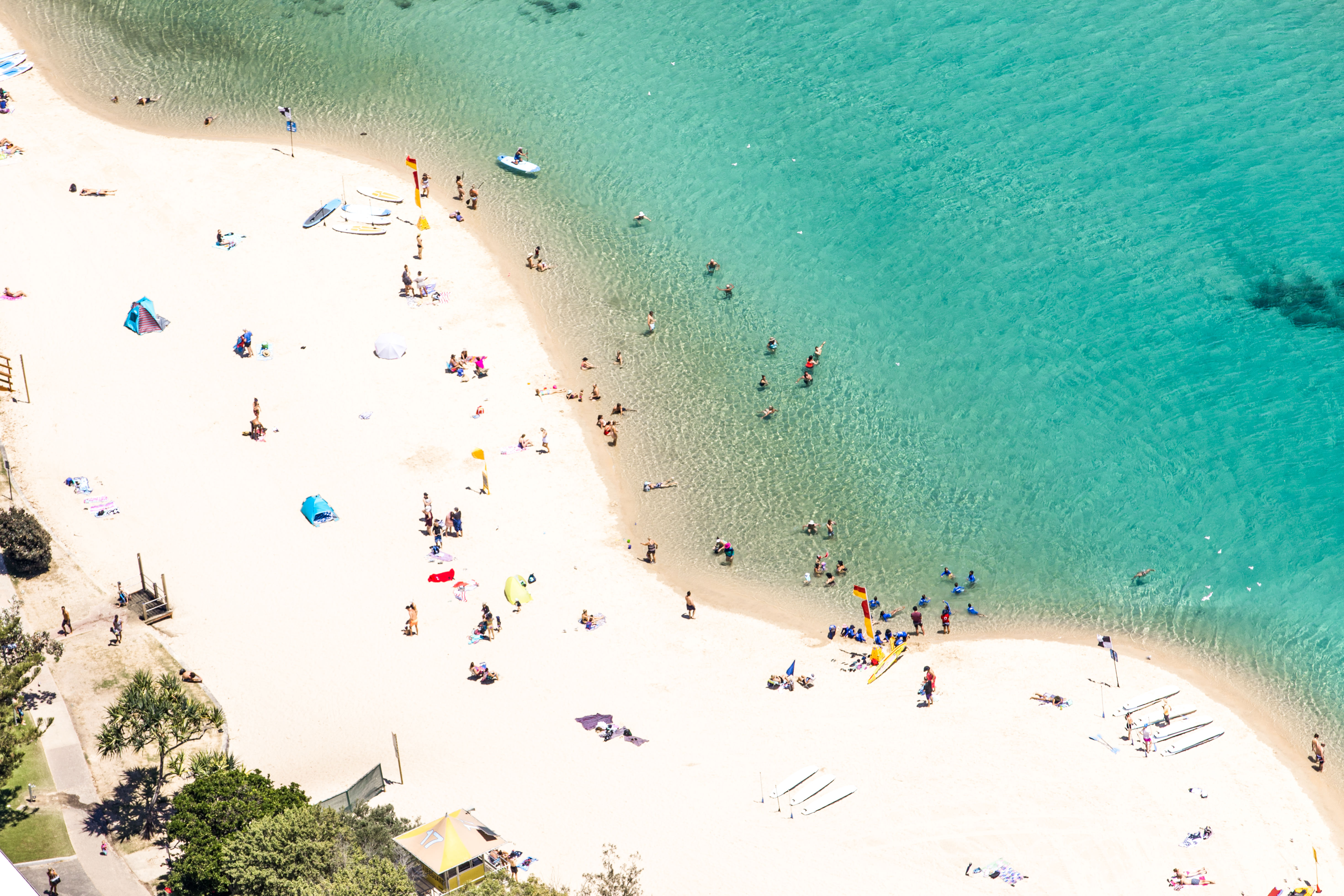 Tallebudgera Creek aerial