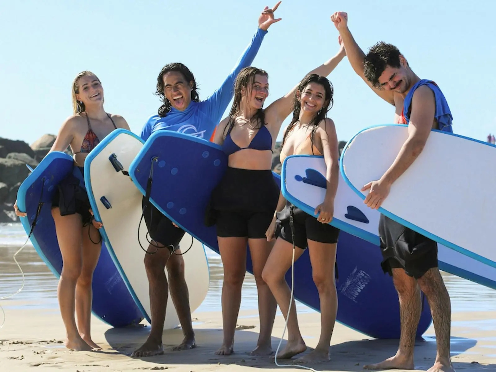 Buy 2 Surf Lessons, get a $30 Food & Beverage Package