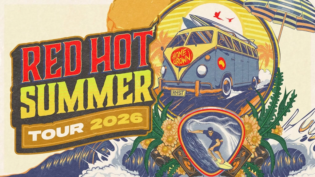 2026 Red Hot Summer Tour - AUSTRALIAN CRAWL Image 1