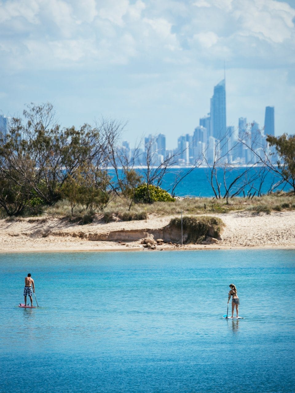 Stand-up paddleboarding gold coast