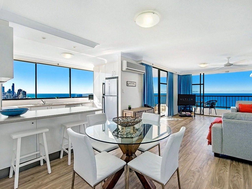 Living Area with Ocean views