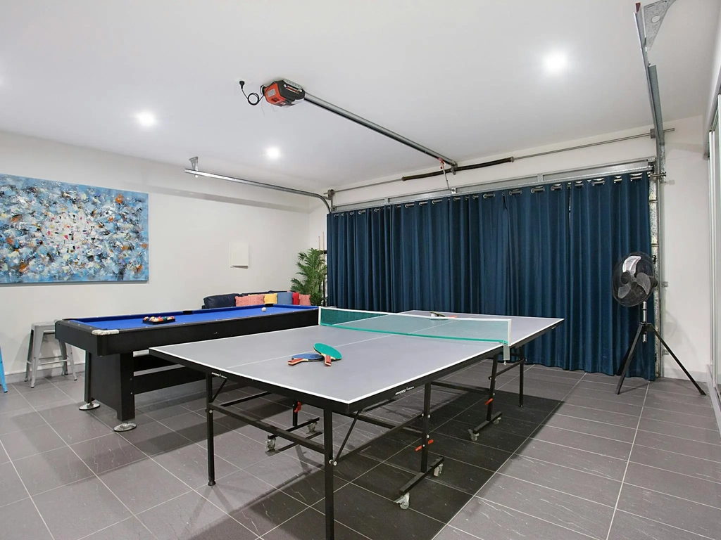 Pool table and table tennis