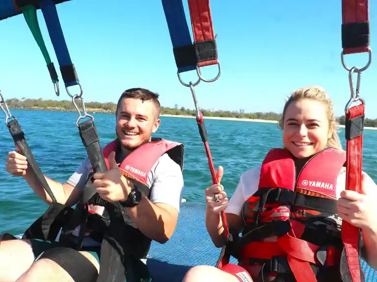 Parasailing fun