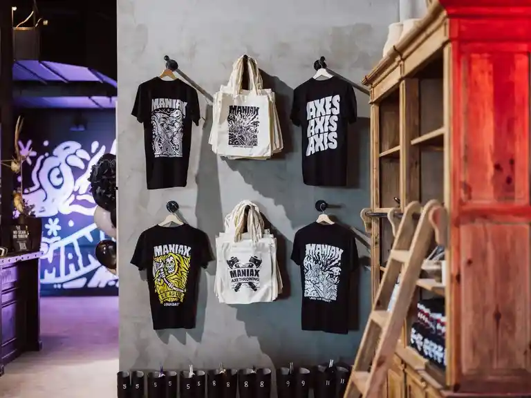 MANIAX Axe Throwing in Gold Coast Merch