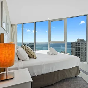 Luxury Bedding and Ocean Views