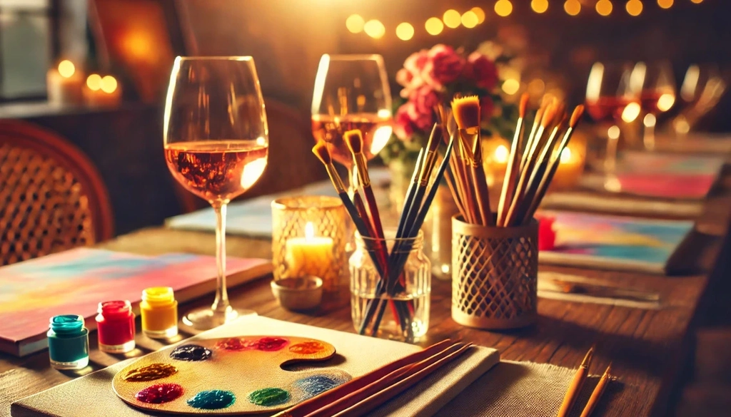 Paint, Sip and Chocolate - Winter Edition Image 1