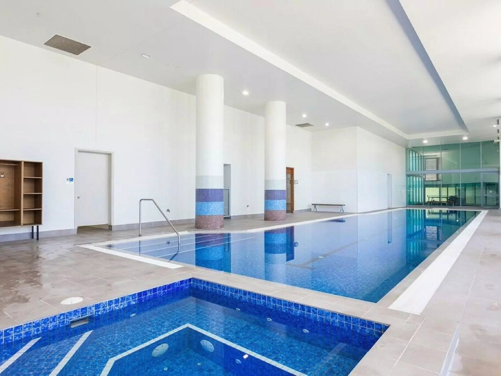 Large Indoor Lap Pool and spa