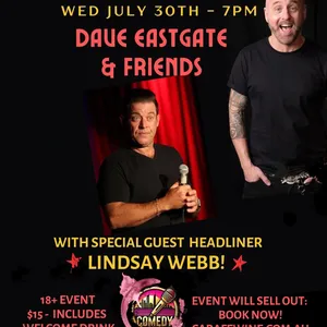 LAUGHS & CARAFES W/ DAVE EASTGATE & FRIENDS Image 1