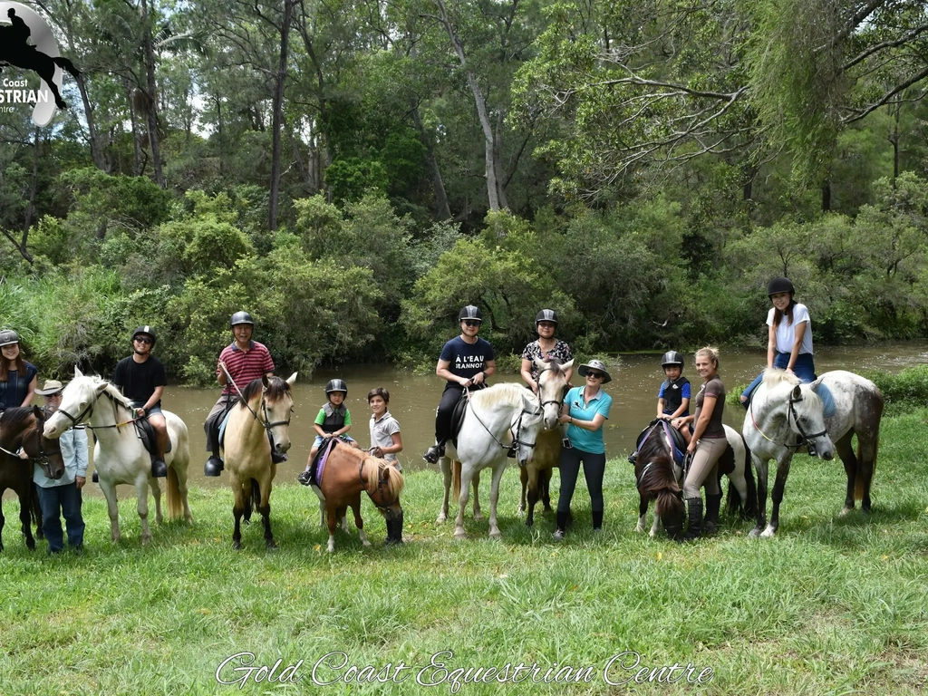 Trail ride group