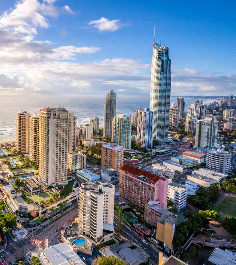 Surfers Paradise aerial