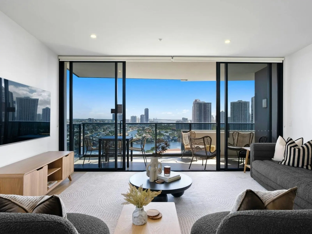 Lounge and balcony