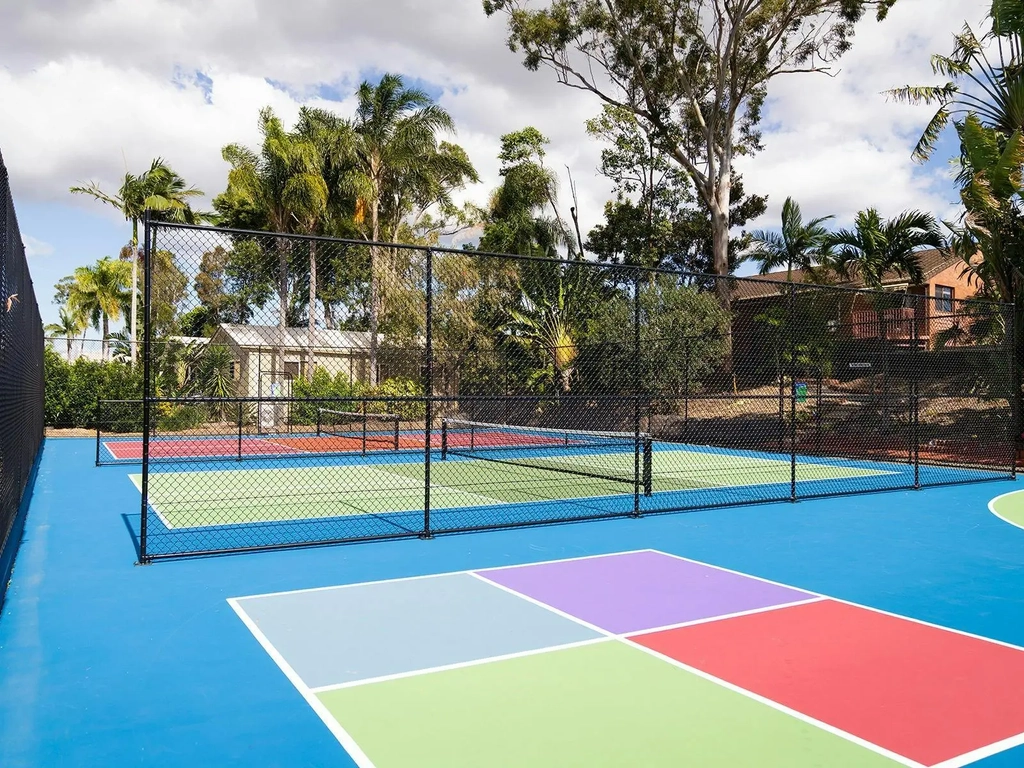 Pickleball Courts and Basketball at Ashmore Palms Holiday Village