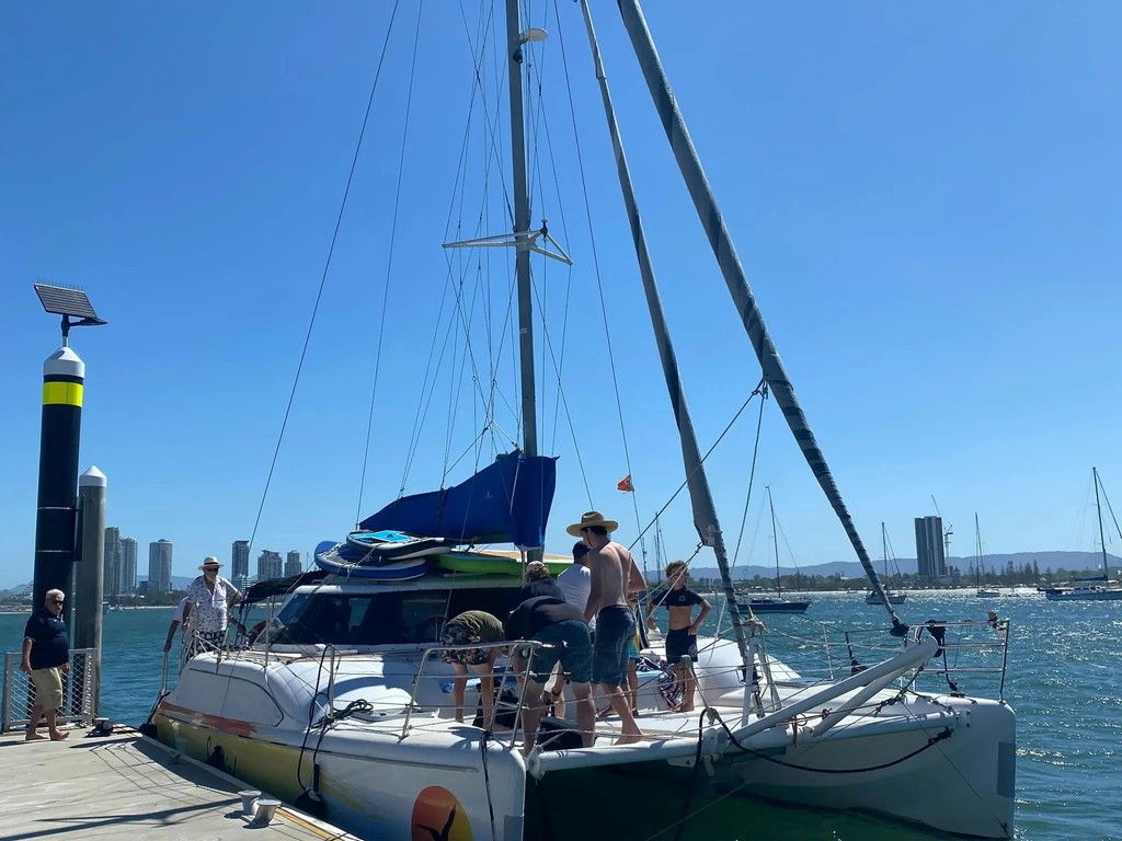 Sunbird at boat ramp