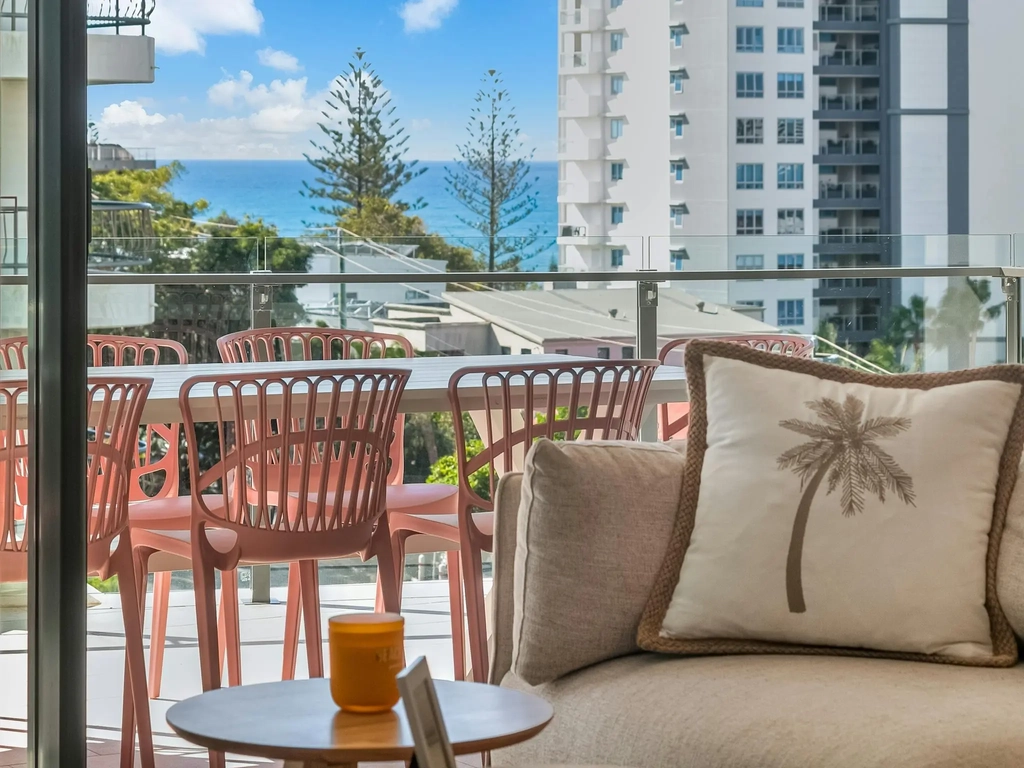 balcony with view