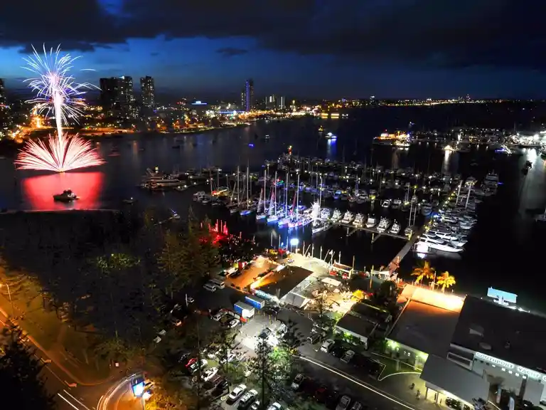 Fireworks at Southport Yacht Club