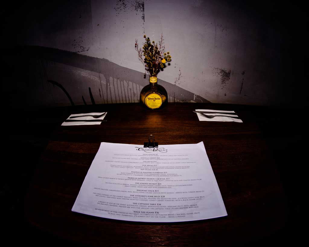 Cambus Wallace menu