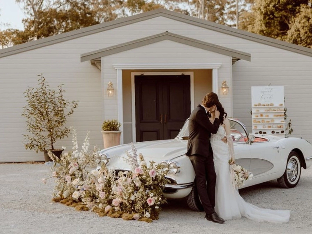 Corvette wedding car photo hire