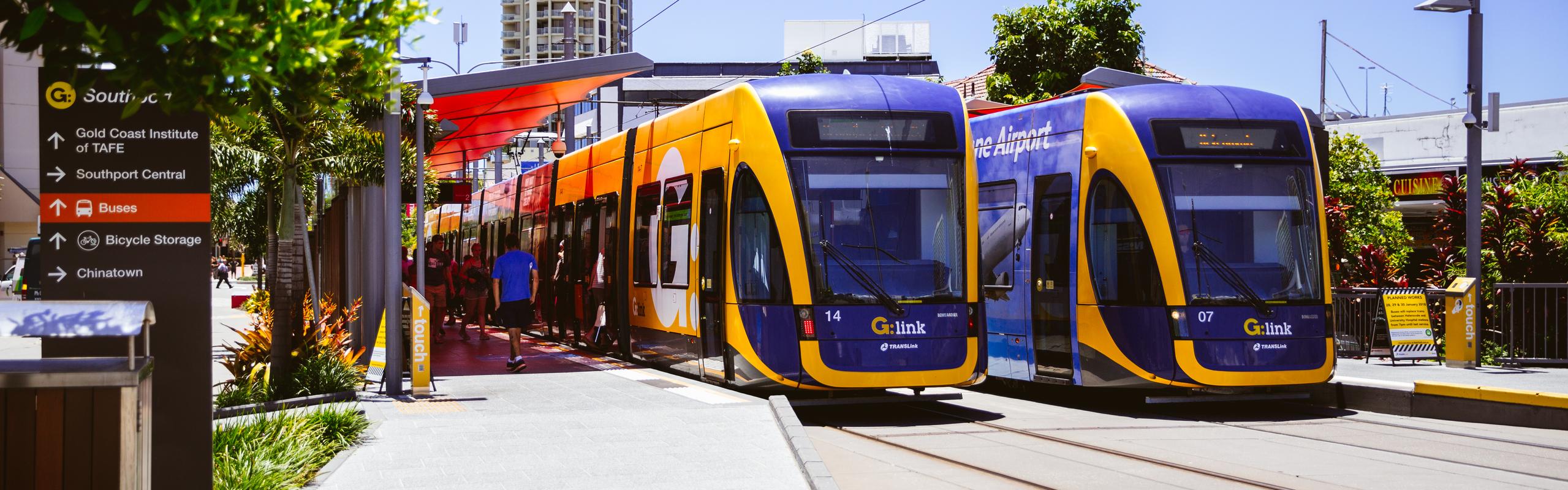 G:Link Gold Coast Light Rail tram