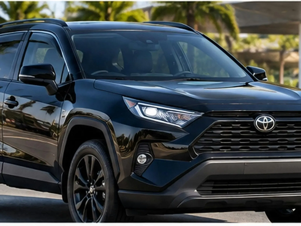 Black Toyota RAV4 used by CGC Airport Transfers for private airport transfers.