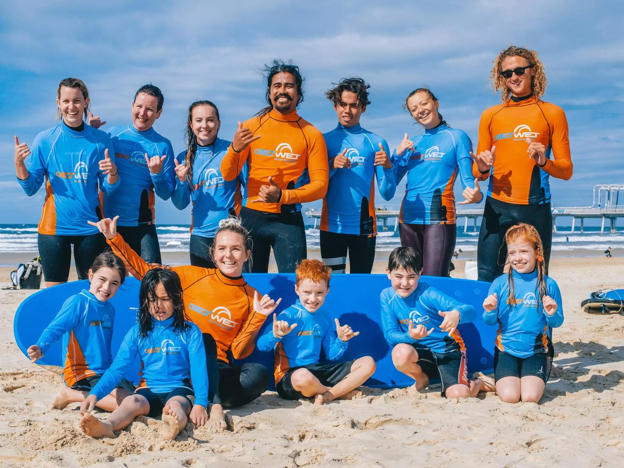 Book a Family Surf Lesson for 4, Kids Surf Half Price!