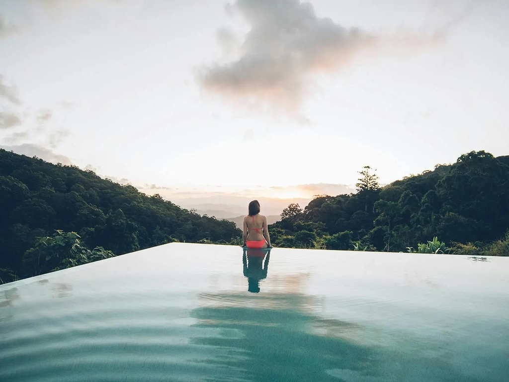 OReillys Infinity Pool at Sunset