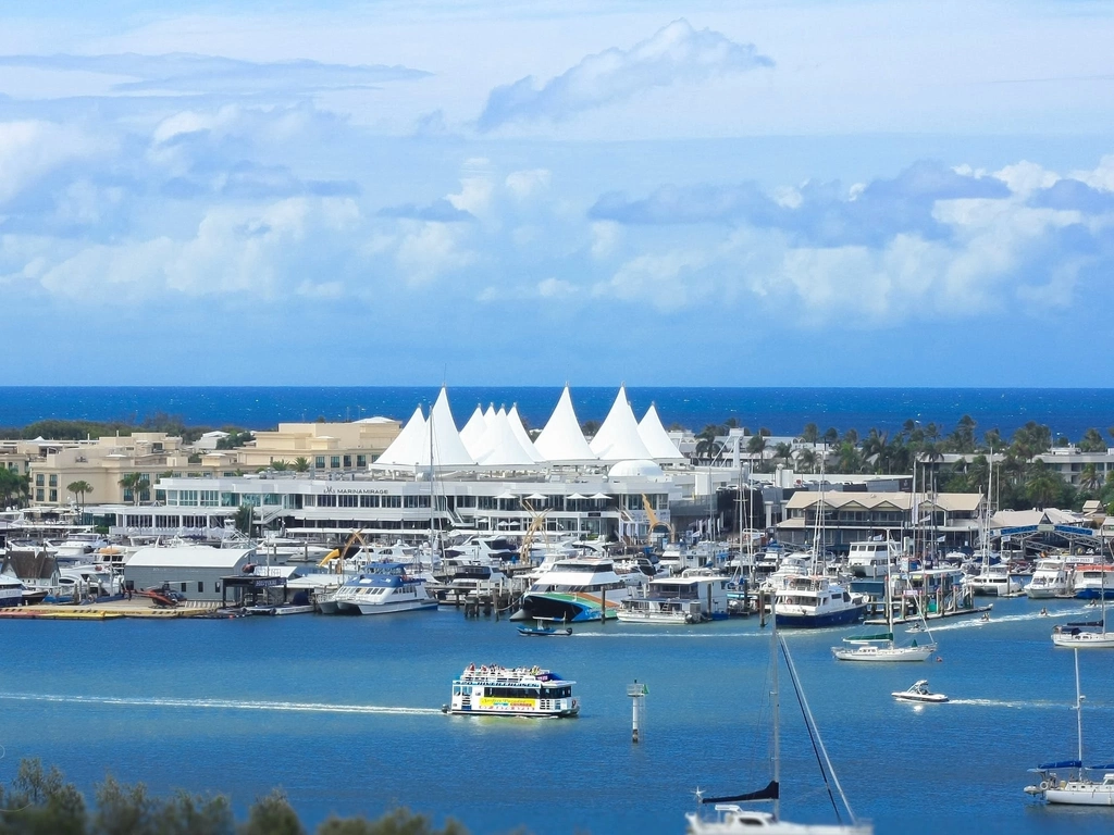 Marina mirage gold coast river cruise sightseeing