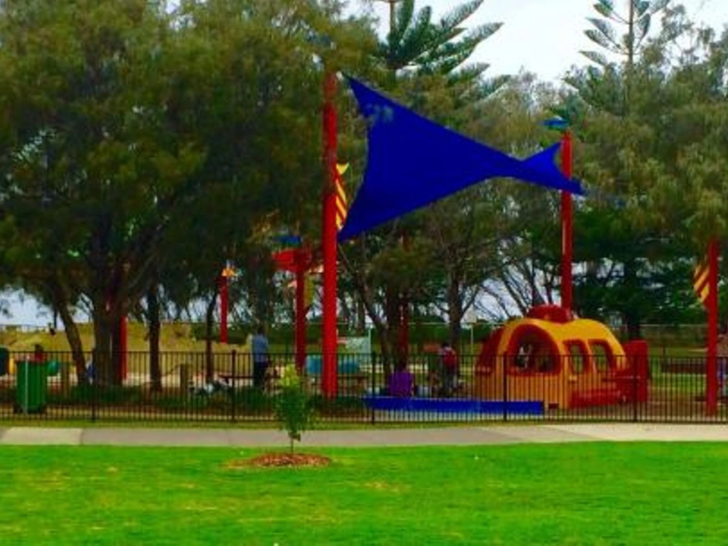 Childrens play equipment at Pratten Park