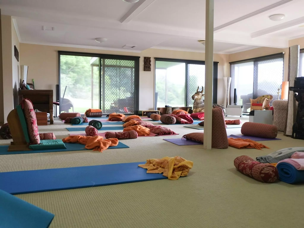 yoga and meditation room