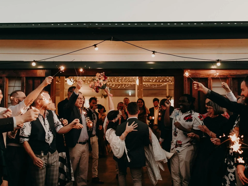 Bride and groom entrance
