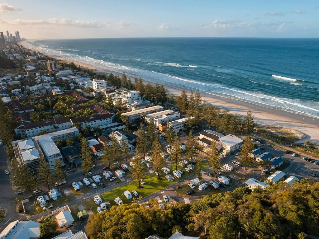 Ocean Beach Tourist Park location