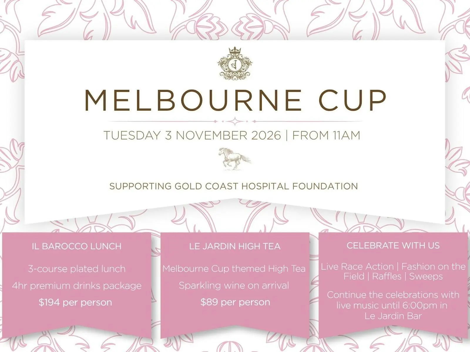 Melbourne Cup 2026 at Imperial Hotel
