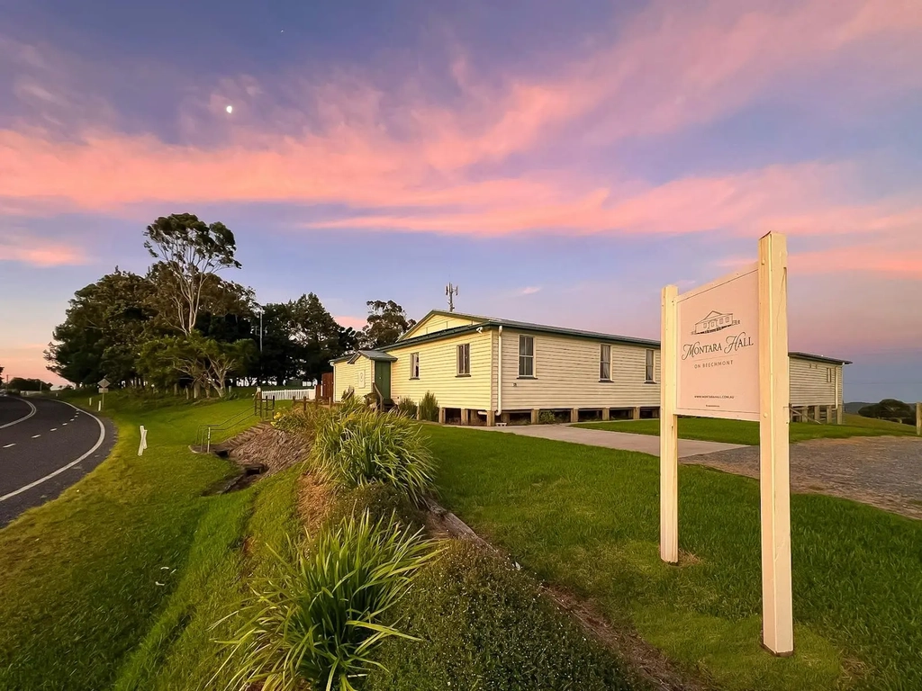 Sunset on Montara Hall