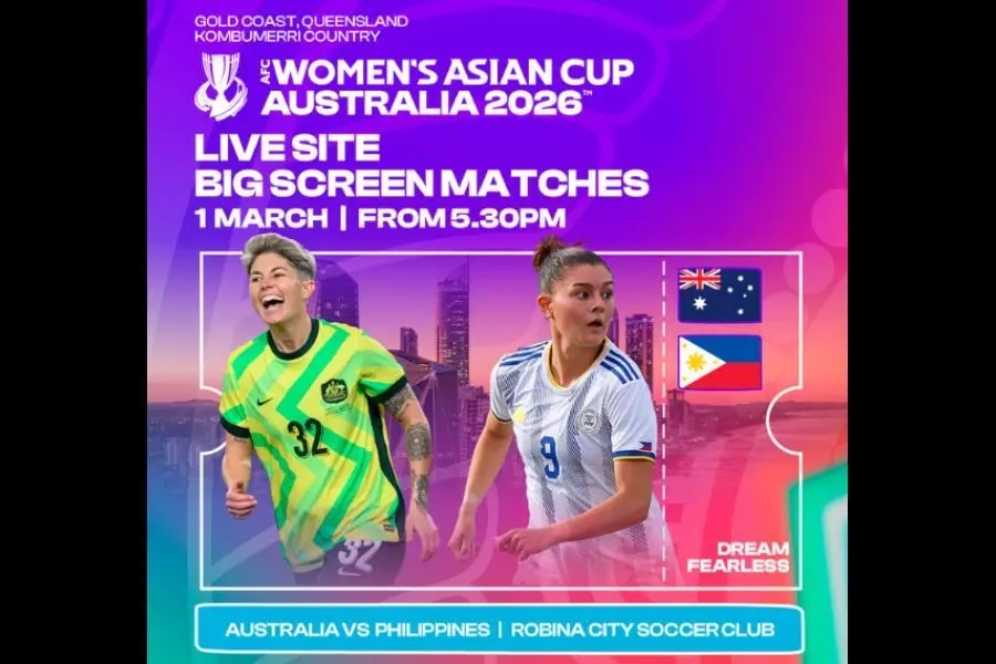 AFC Women’s Asian Cup - Live Site Experience: Australia v Philippines Image 1