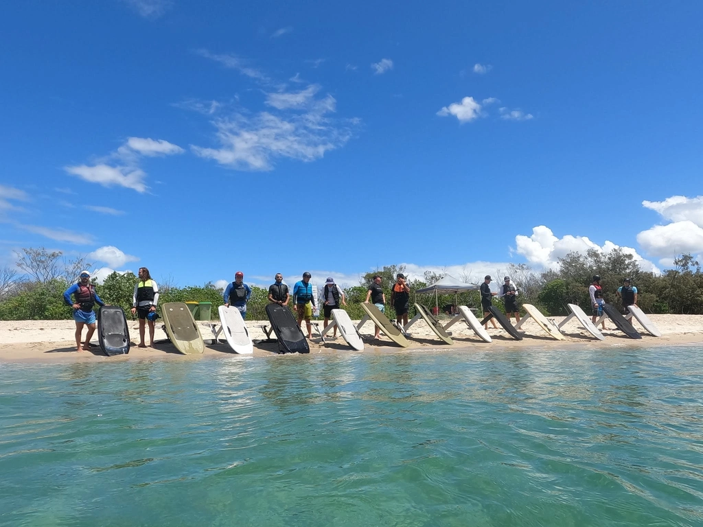 Fliteboarding on the Gold Coast