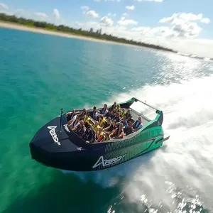 Arro Jet at high speed across the Gold Coast Broadwater
