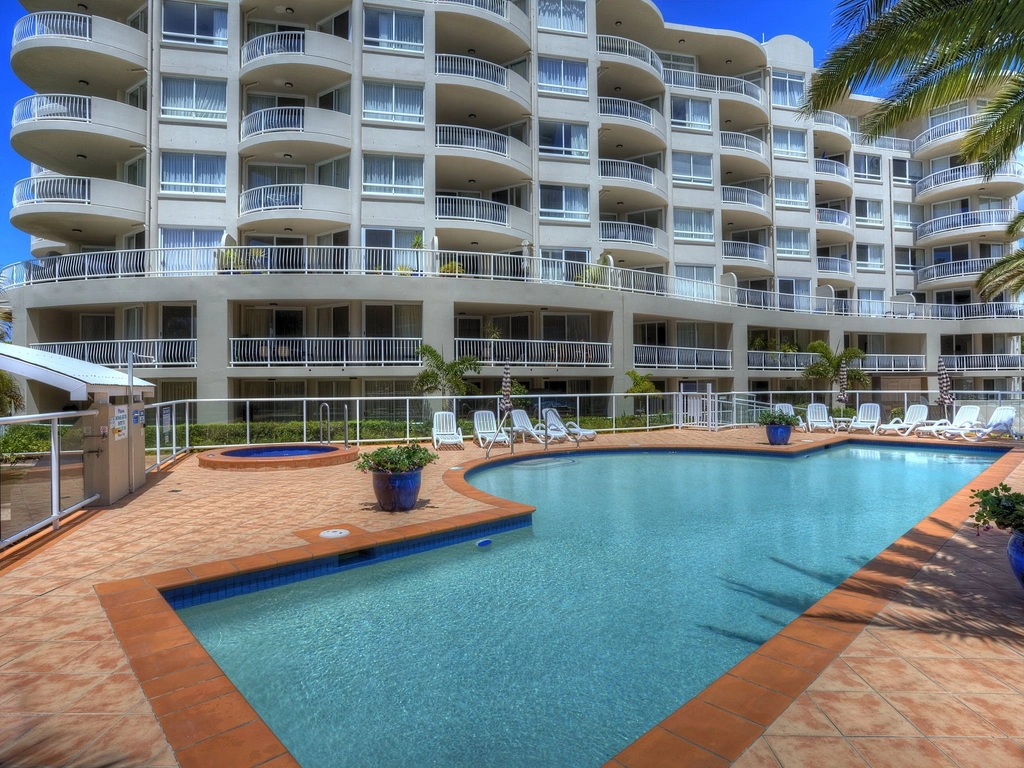 View from resort pool