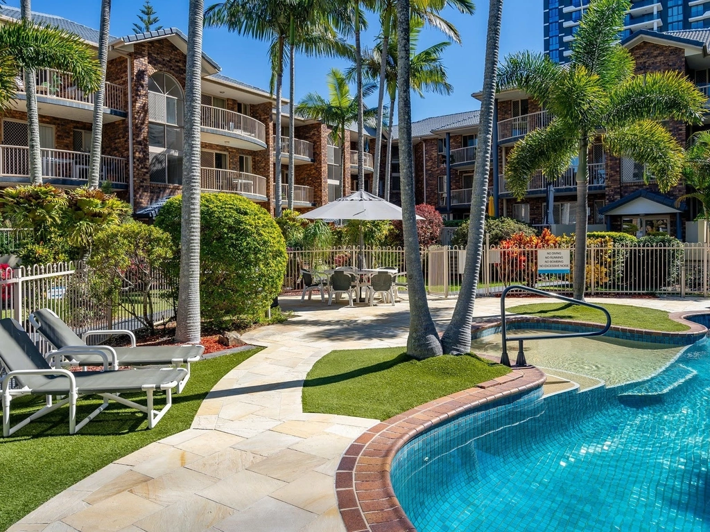 Pool and Palms