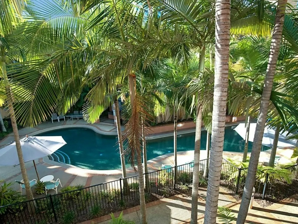 Pool looking like an Oasis