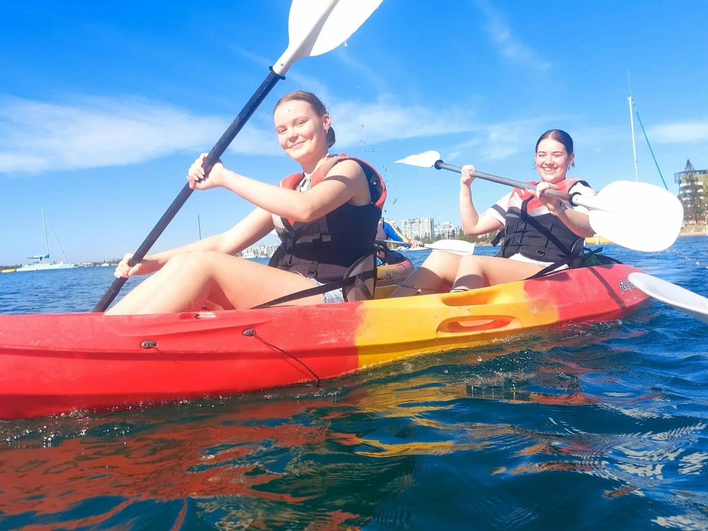 Paddle with confidence! Our comfy double kayaks and friendly guides make every stroke feel like a br