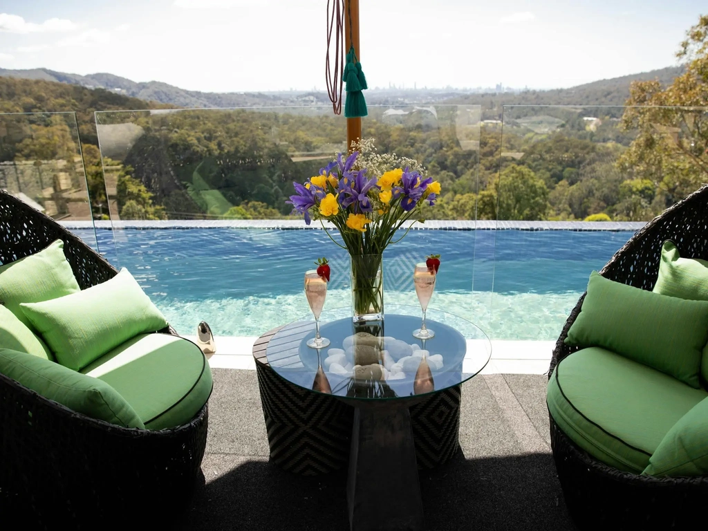 Day Spa onsite overlooking the beautiful GC hinterland