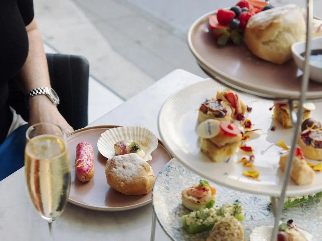 Our delicious high tea offered at Ms Margot