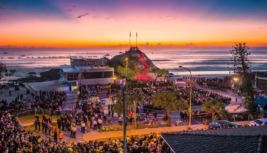 Currumbin RSL - ANZAC Day Dawn Service at Elephant Rock Currumbin Image 1