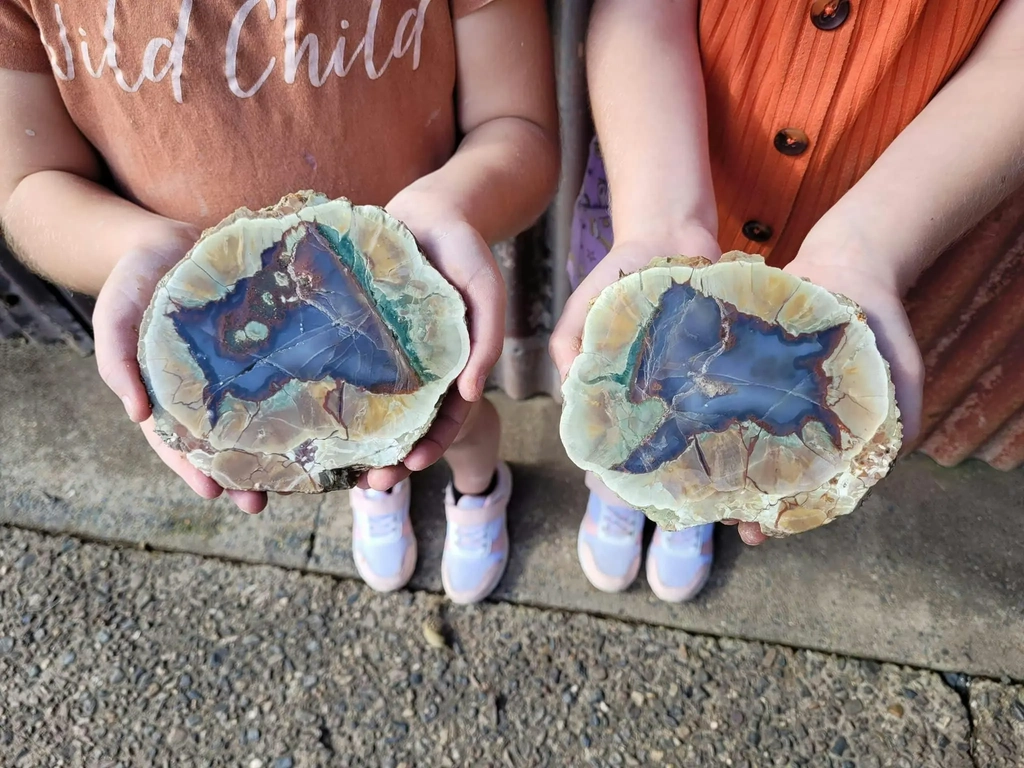 How amazing is Thunderegg!  The colours were incredible!