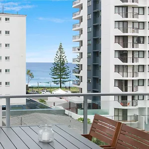 Balcony with ocean views