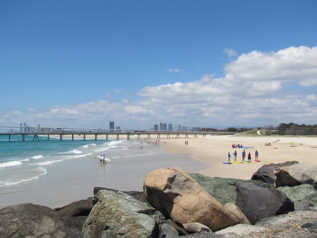 The best beginner beach on the Gold Coast